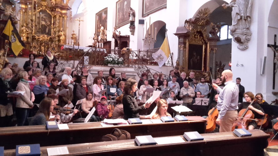 Pozvánka na koncert na Audienci u císaře Karla I.